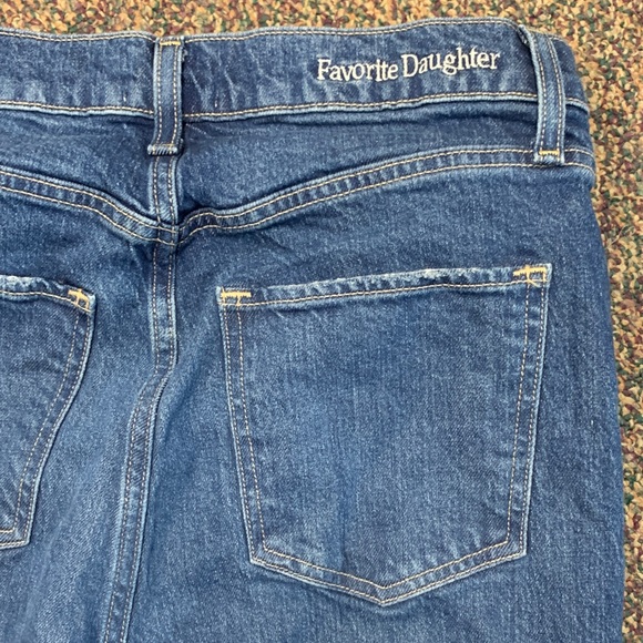 Favorite Daughter Straight Leg The Valentina Cambridge Jeans EUC Sz 28 - Picture 3 of 8